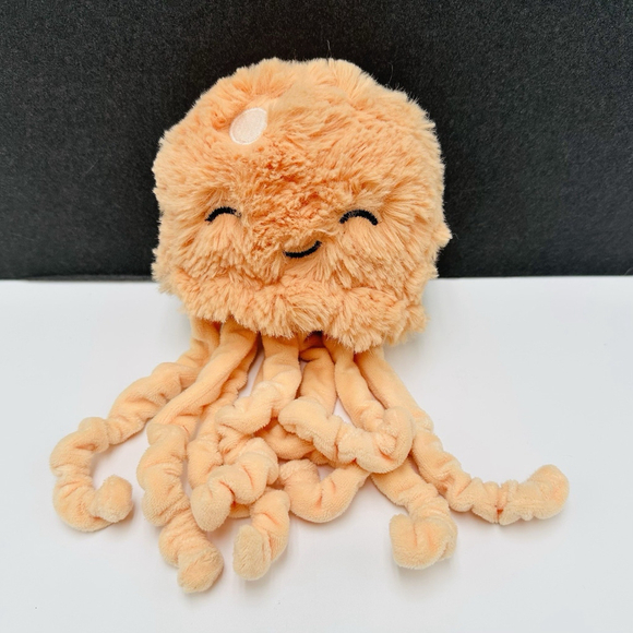 Slumberkins Other - Slumberkins Mini Jellyfish Super Soft Stuffed Animal Plush Peach Octopus 8"